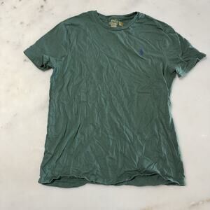 Ralph Lauren Men’s L 100% Cotton Tee Pony Logo T-shirt Dark Green